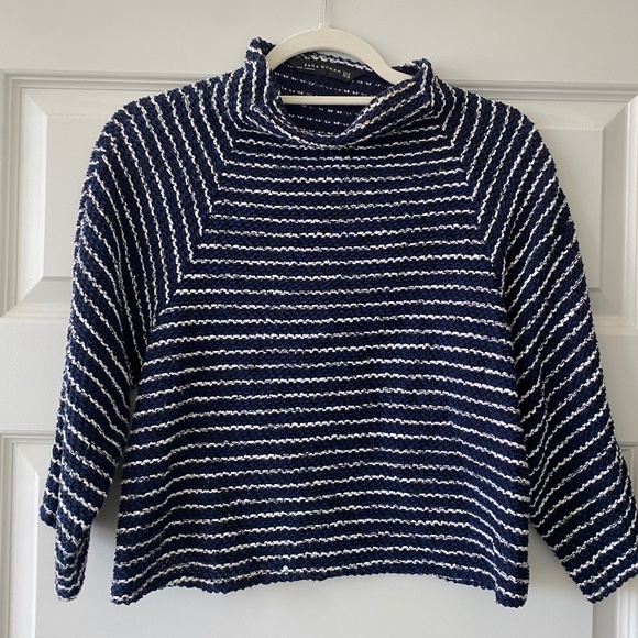 Zara Mock Neck Sweater - Picture 1 of 3